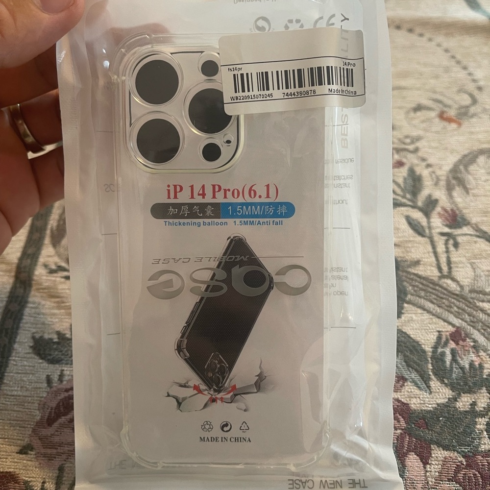 iPhone 14 pro clear case ,